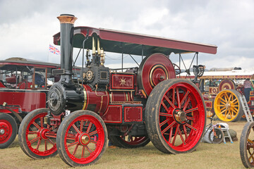 Vintage Steam traction engine	