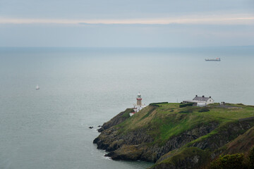 Fototapeta premium Howth Head with Baily Lighthouse, Dublin, Ireland