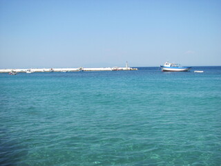 Fototapeta premium The stunning nature and old towns of the Greek island of Samos in the Aegean Sea, Greece