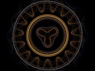 Imaginatory fractal background Image