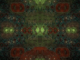 Imaginatory fractal background Image