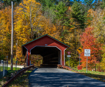 Covered bridge in Massachusetts