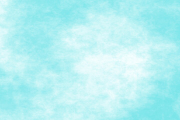 watercolor blue sky clouds abstract texture background. art painting smooth blue colors wet effect drawn canvas.