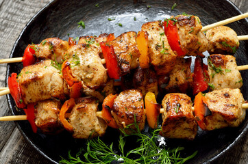 Appetizer chicken kebab