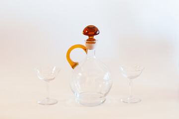 decanter with glasses