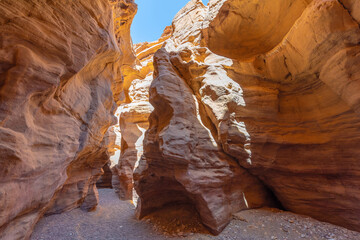 Red Canyon in the Eilat Mountains. It is one of Israel’s most beautiful yet accessible hiking trails located just twenty minutes north of Eilat.