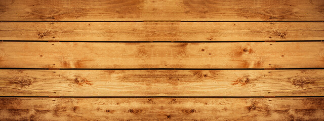 Fototapeta na wymiar Old brown grunge rustic dark wooden texture - wood / timber background panorama banner