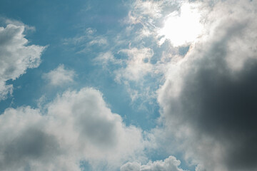Blue sky with clouds
