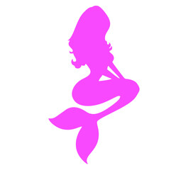 Obraz na płótnie Canvas Vector image of a mermaid