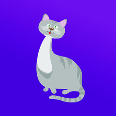 cat image vector cartoon
