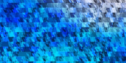 Light Blue, Yellow vector background with lines, triangles.