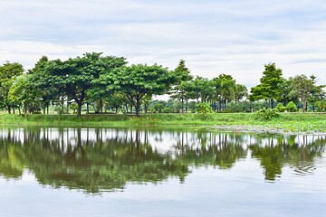 Beautiful Scenery of Nong Han Lake in Sakon Nakhon Province