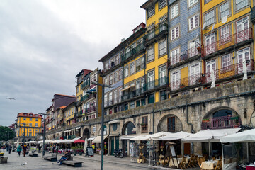 Ribeira historic Waterfront, Porto, Portugal