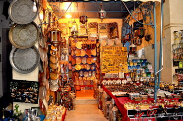 Tunez tienda en mercado tradicional