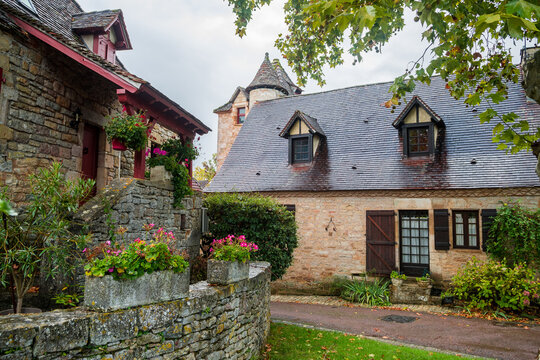 Traditional Stone House In French Countryside