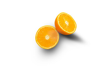 orange isolated on white background