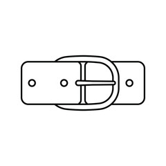 buckle icon. backpack buckle vector. vector illustration