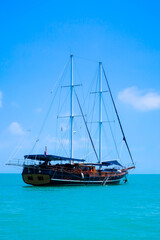 Sailing boat trip to Anthong National Park in Koh Samui, Thailand, Asia (two master)
