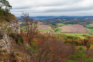 Herbst an den Hörselbergen in Thüringen