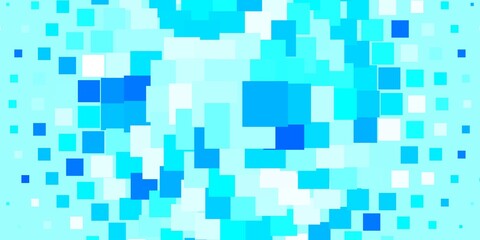 Light BLUE vector pattern in square style.