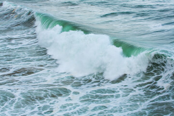 Waves in Bakio, Cantabrian Sea, Bizkaia, Basque Country, Spain, Europe