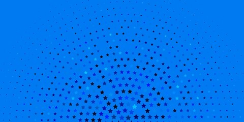 Light BLUE vector layout with bright stars.