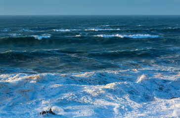 Arnia beach, Liencres , Piélagos, Cantabrian sea, Cantabria, Spain, Europe