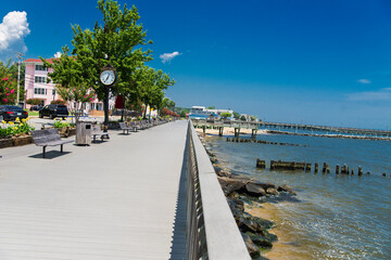 promenade along the ocean