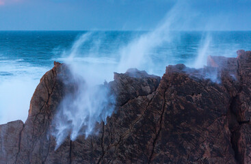 Arnia beach, Liencres , Piélagos, Cantabrian sea, Cantabria, Spain, Europe