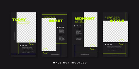 Fashion instagram stories template