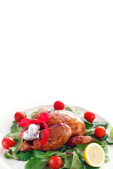 チキンの丸焼き（クリスマス料理）