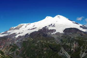 Two peaks of Elbrus