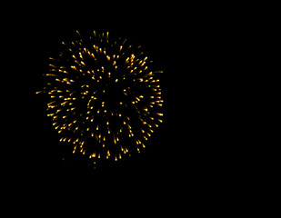 fireworks in the sky