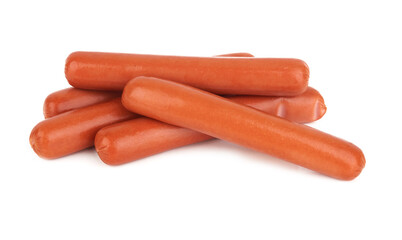 Fresh sausages isolated