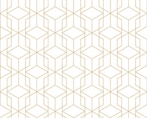 Abstract geometric tile pattern. Seamless backdrop with line ornament in geometric style of 1930s