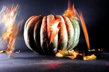 Dynia i strajk kobiet w halolween