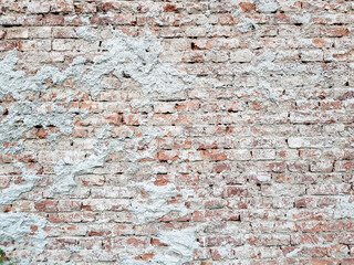 Vintage brick wall background texture.