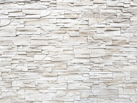 White sandstone wall texture and background.