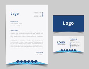 Corporate letterhead design template, Creative & Clean business style print ready letterhead for your corporate project.