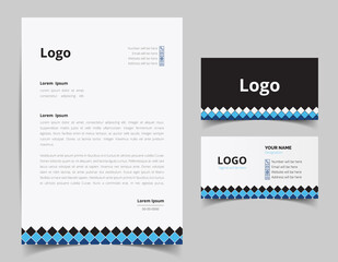 Corporate letterhead design template, Creative & Clean business style print ready letterhead for your corporate project.