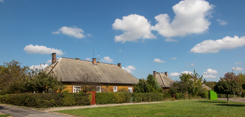 Old Historic Residential House With A Colorful Garden In Chelm, Poland.