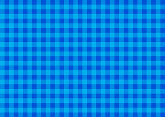 Blue paper background. Ornate checkered texture
