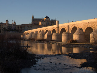 Obraz premium Roman bridge of Cordoba. So well built that it is still used today