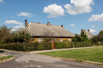 Old Historic Residential House With A Colorful Garden In Chelm, Poland.