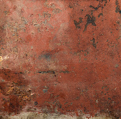 old rusty iron for background or texture, vintage style, scratched and weathered, blank space for text