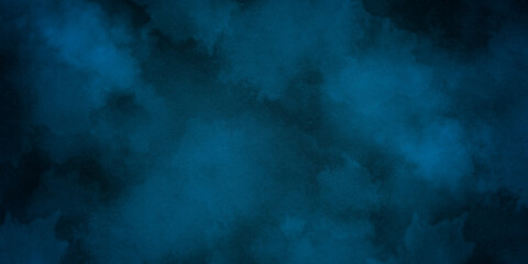 Abstract blue background with marbled watercolor texture
