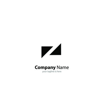 the simple elegant logo of letter z with white background