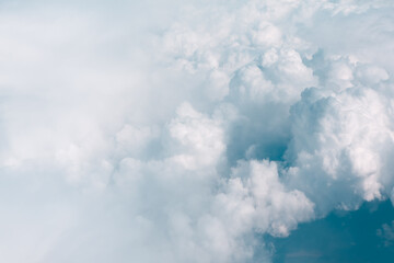 Classic white clouds . Place where angels live