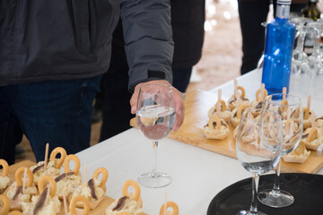 Detalle entrantes bufet