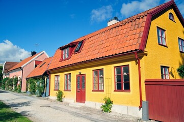 Fototapeta na wymiar Visby in summer 